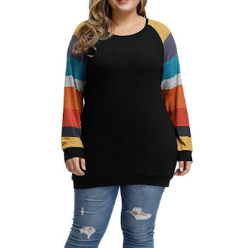 ALLEGRACE Plus Size Tunic Top