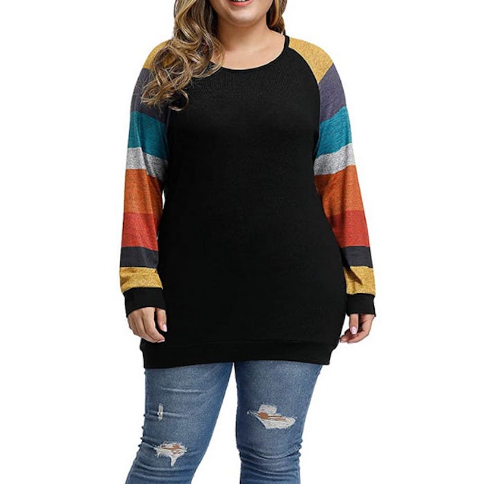 ALLEGRACE Plus Size Tunic Top