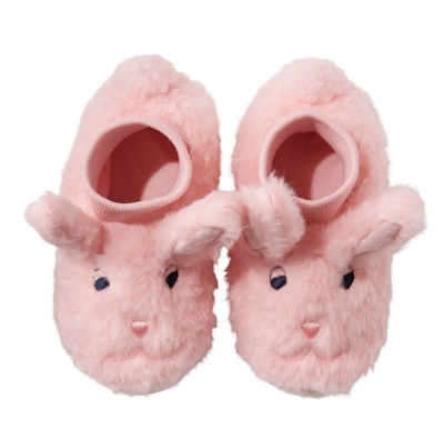 These soft slippers are perfect for toddler Easter baskets. 