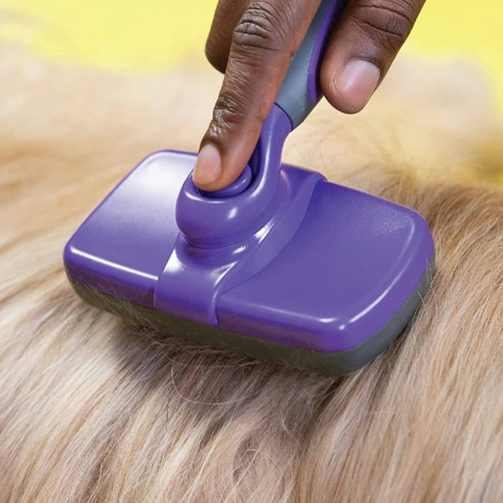 HERTZKO Self-Cleaning Pet Brush