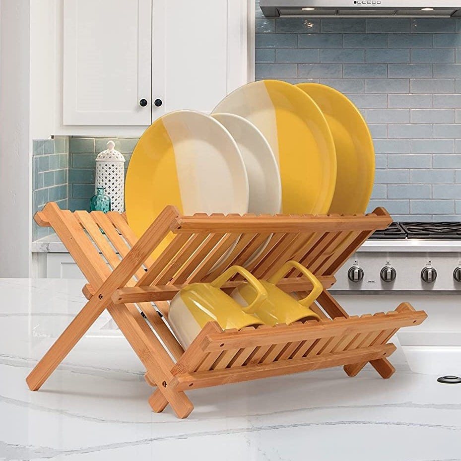 Bambüsi Collapsible Dish Drying Rack