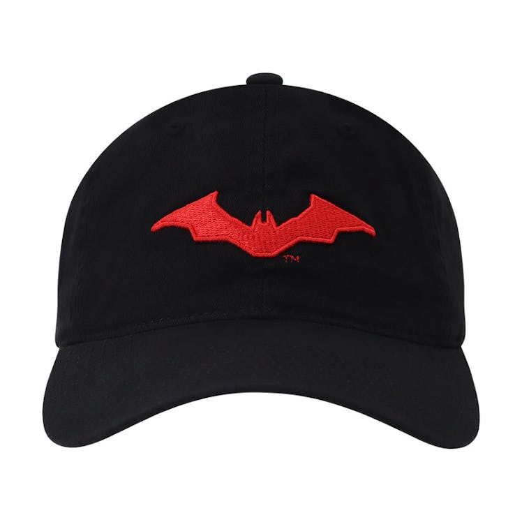 Warner Bros. Studio's 'The Batman' exclusive merch includes a Batman cap. 