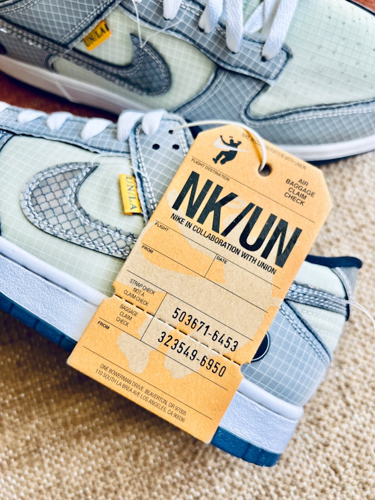 Nike Union Dunk Low Pistachio Passport Pack review on feet