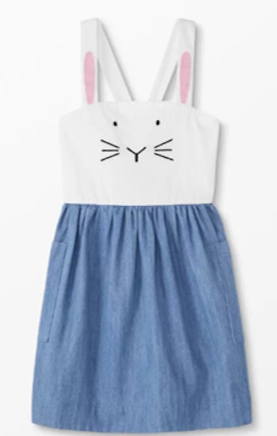 The simple bunny face on this dress makes it extra cute.