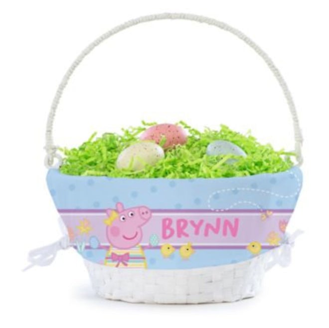 Toddlers will love this 'Peppa Pig' Easter basket. 