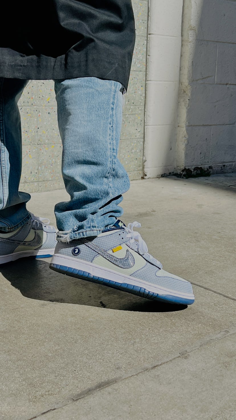 Nike Union Dunk Low Pistachio Passport Pack review on feet