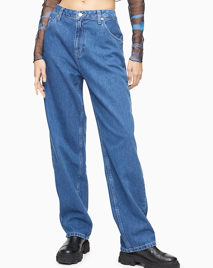 Calvin Klein's One Low Rise Baggy Jeans. 