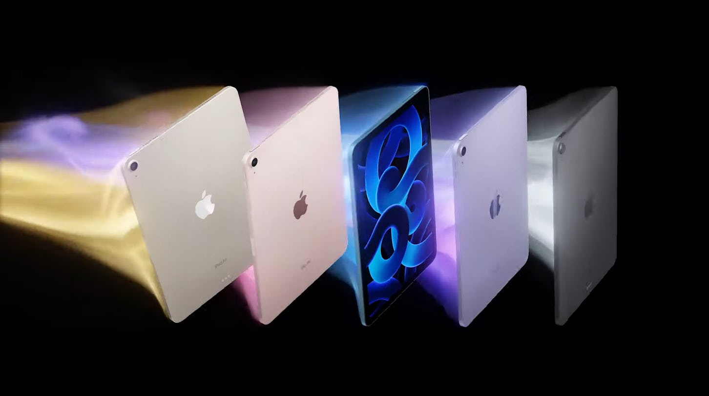 Apple’s iPad Air 5 comes in 5 groovy colors