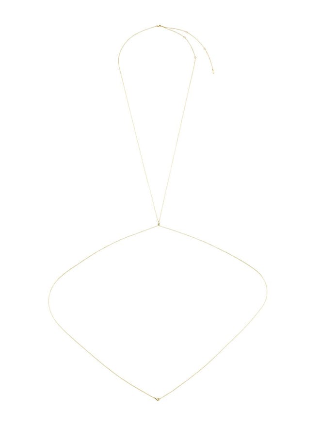 Jordan Road Jewelry Bora Bora 14K Gold-Plated & Cubic Zirconia Body Chain