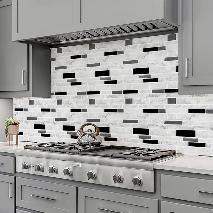 LONGKING Peel & Stick Tile Backsplash