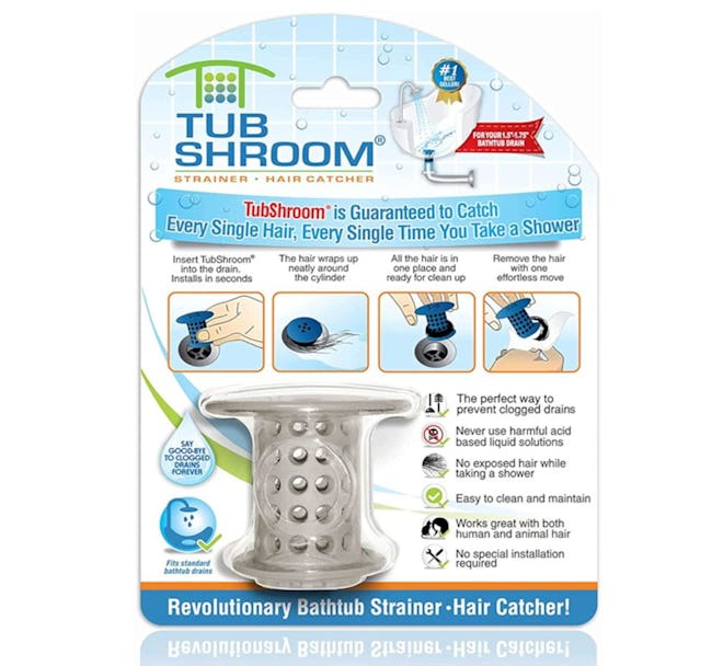 TubShroom Tub Hair Catcher Drain Protector