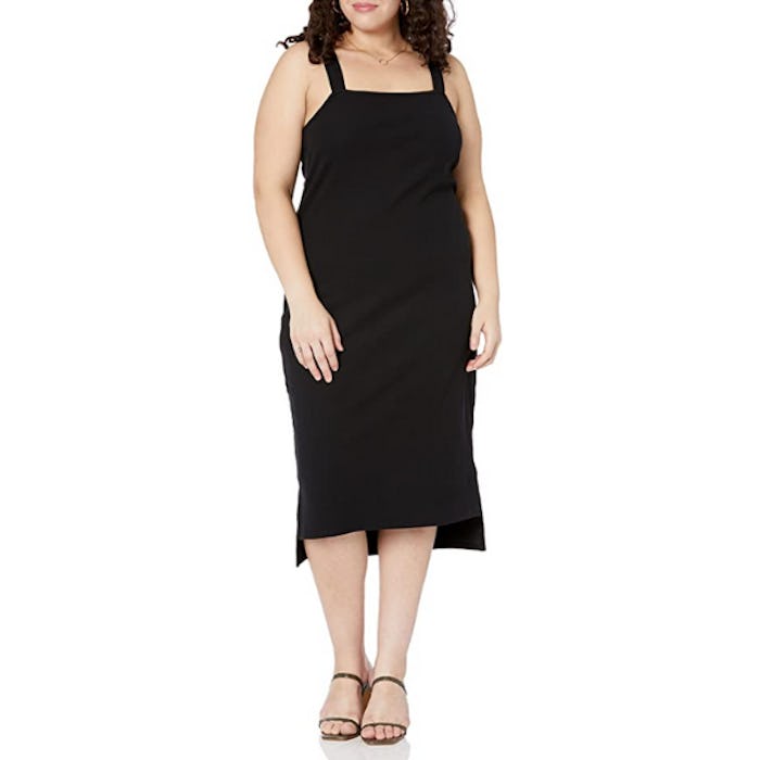 The Drop Amelia Square Neck Bodycon Midi Dress