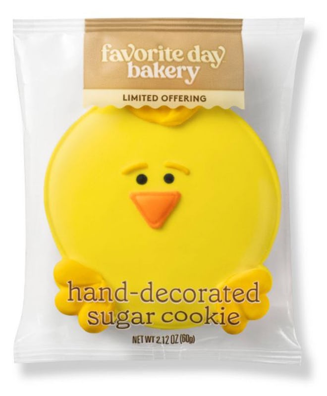 An individually wrapped cookie is great to add to a toddler's Easter basket.