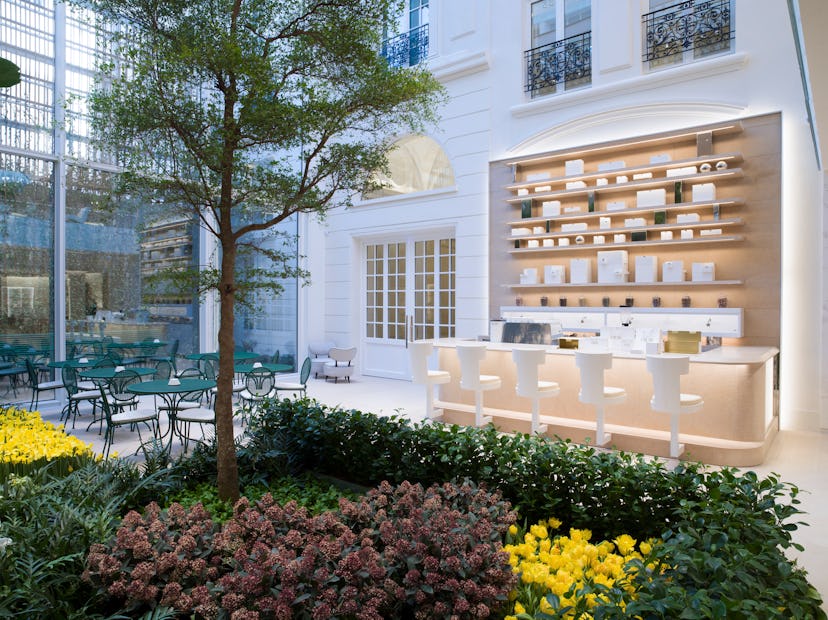 Gardens at 30 Montaigne Dior.