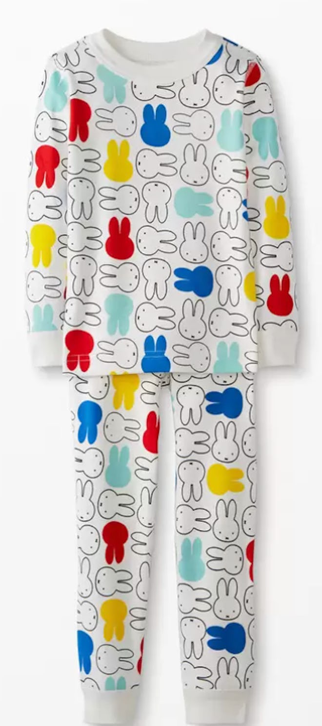These Miffy Long John pajamas are great for toddler Easter baskets. 
