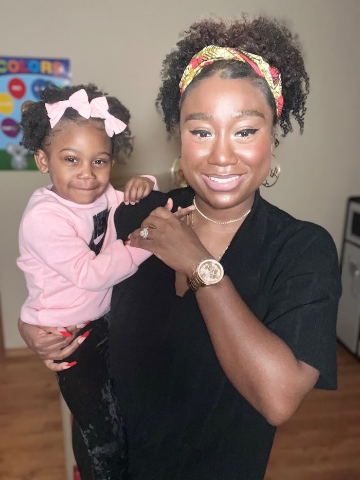 Breanna Martin and her daughter, Seven.