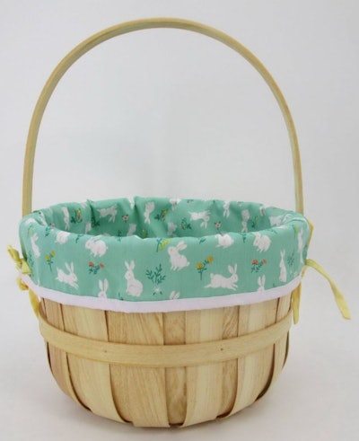 This classic Easter basket for toddlers includes a festive bunny liner.