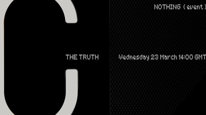 Nothing’s “The Truth” event invite sent to Input.