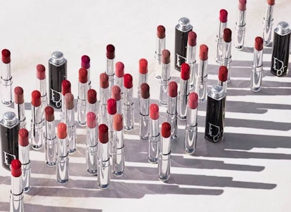 Dior Addict lipsticks all uncapped to see shades