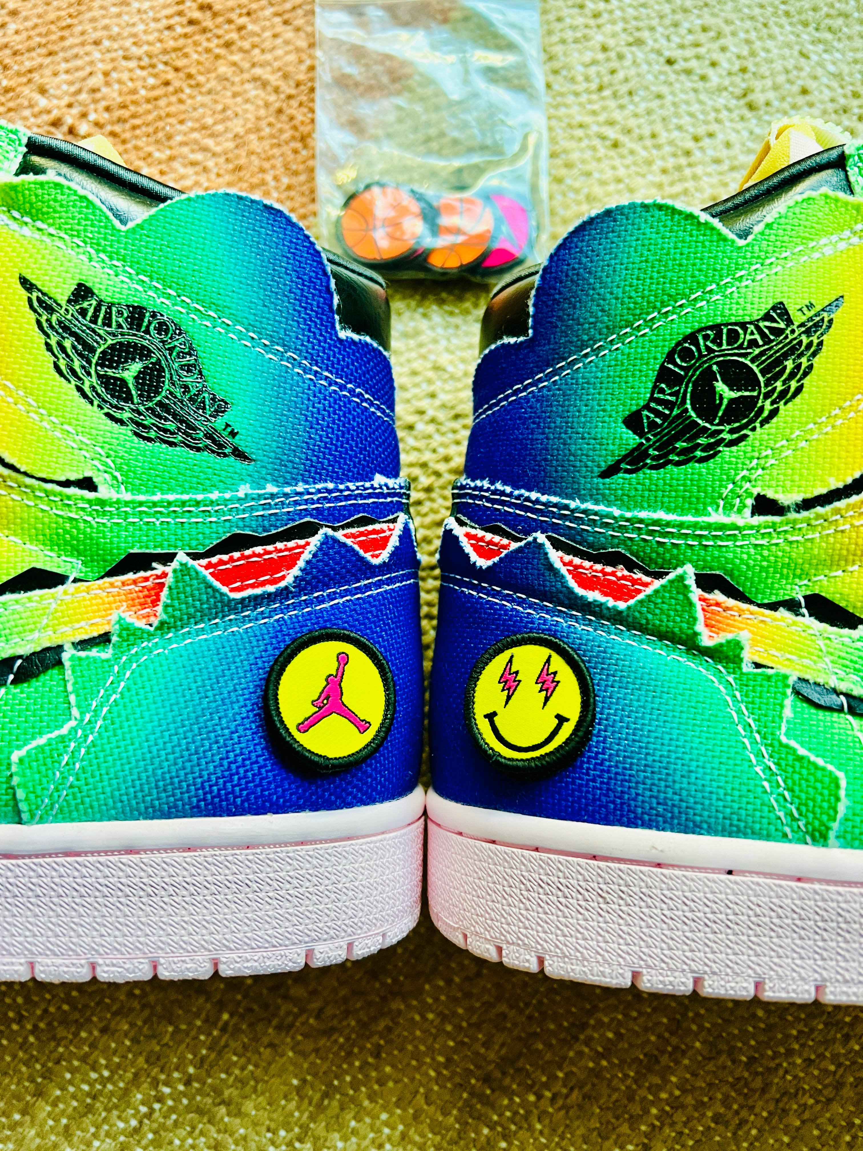 Wearing Nike's J Balvin Jordan 1: The colorful sneaker we needed Wearing Nike's J Balvin Jordan 1: The colorful sneaker we needed