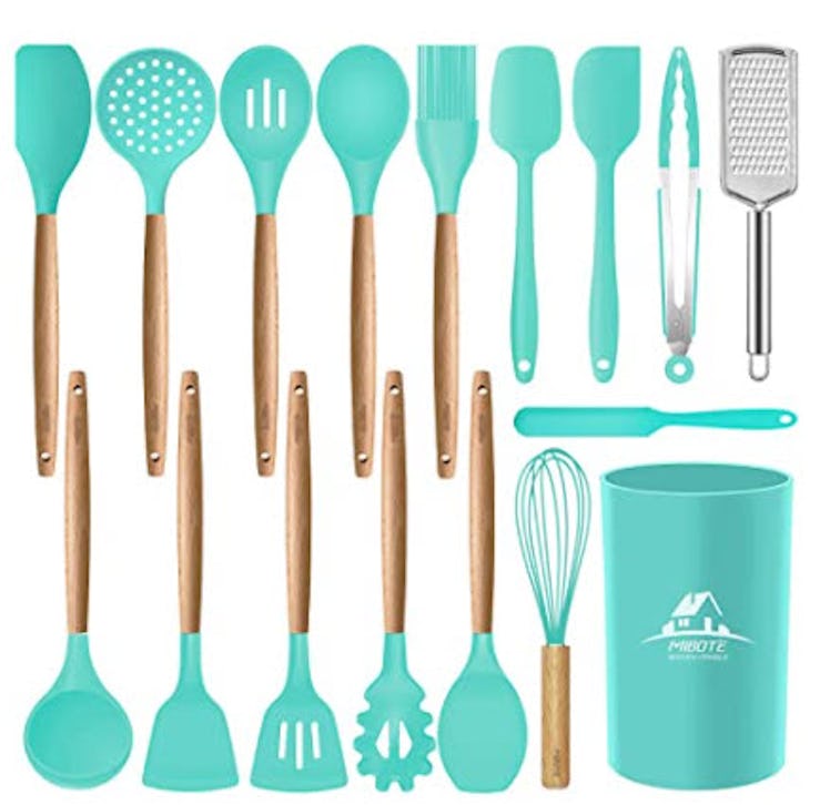 Silicone Cooking Kitchen Utensils Set