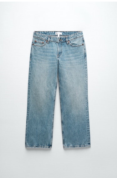 Zara's Low Rise Straight Jeans.