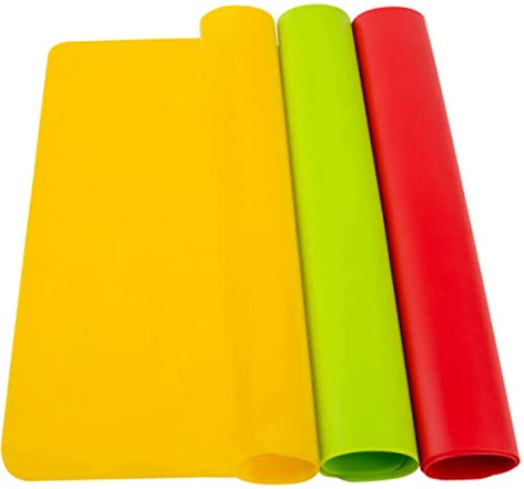 POPCO Reusable A3 Large Heat Resistant Silicone Sheets (3-Pack)