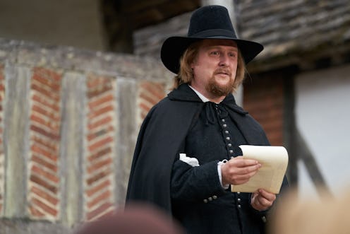Tim Key as Gideon Bannister in BBC Two's 'The Witchfinder'