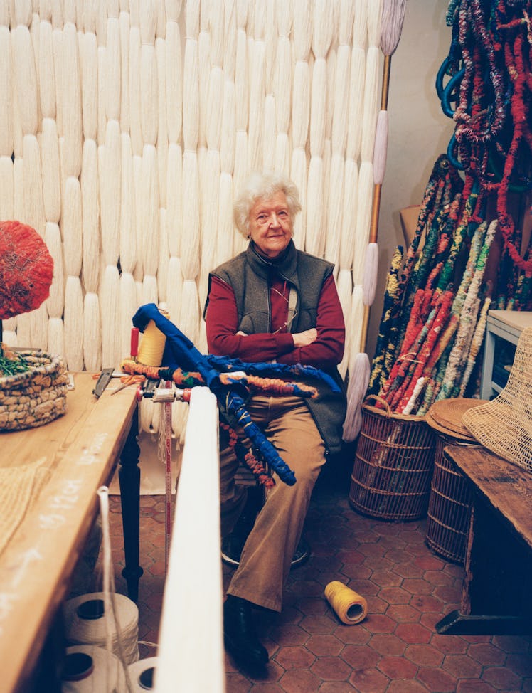 Sheila Hicks in Paris in December 2021.