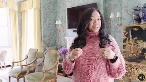 Shonda Rhimes showing Architectural Digest her NYC apartment, inspired by 'Bridgerton'