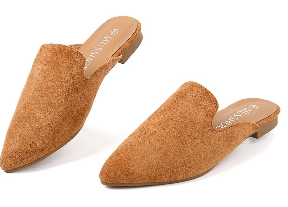MUSSHOE Pointed Toe Mules