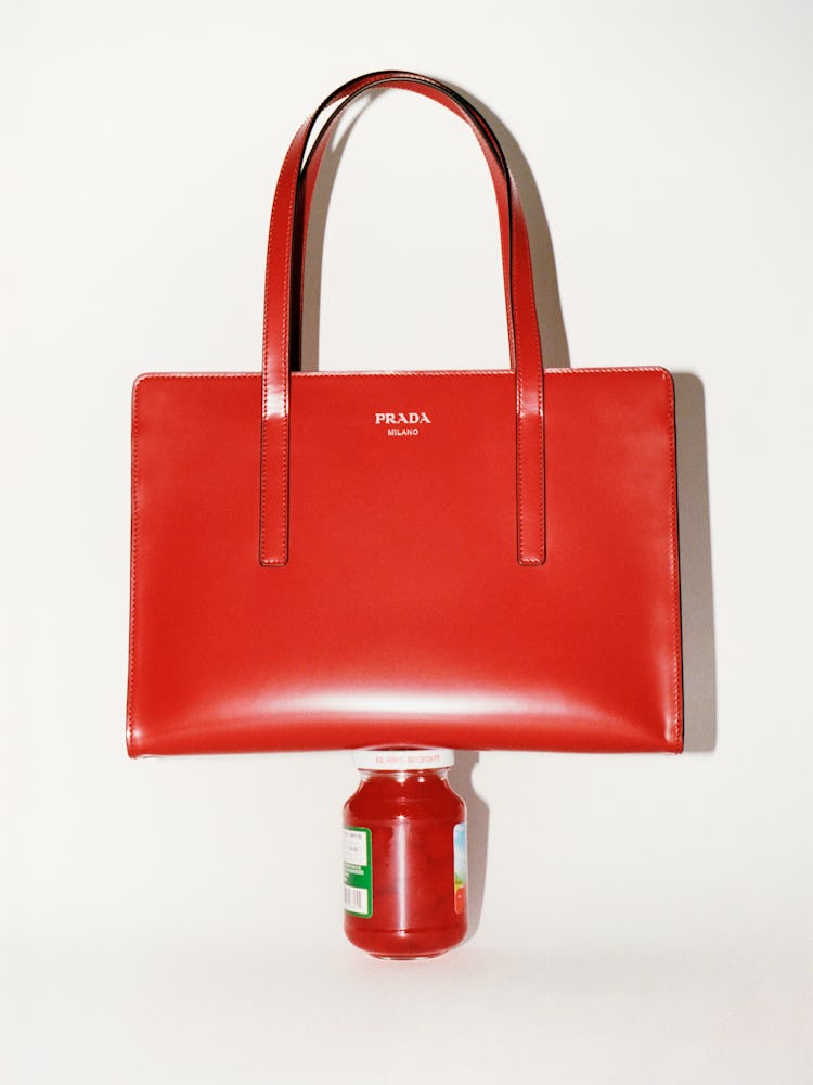 Red bag.