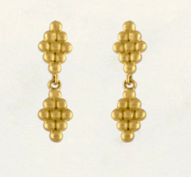 gold nona earrings