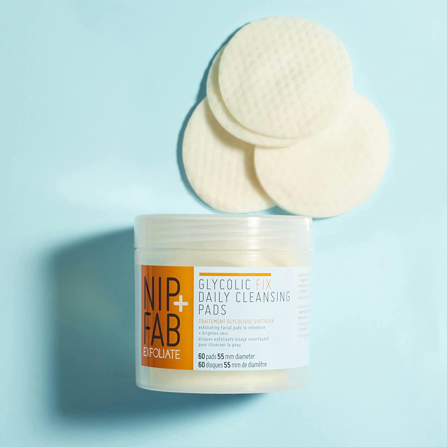 Nip + Fab Glycolic Resurfacing Pads (60 Count)