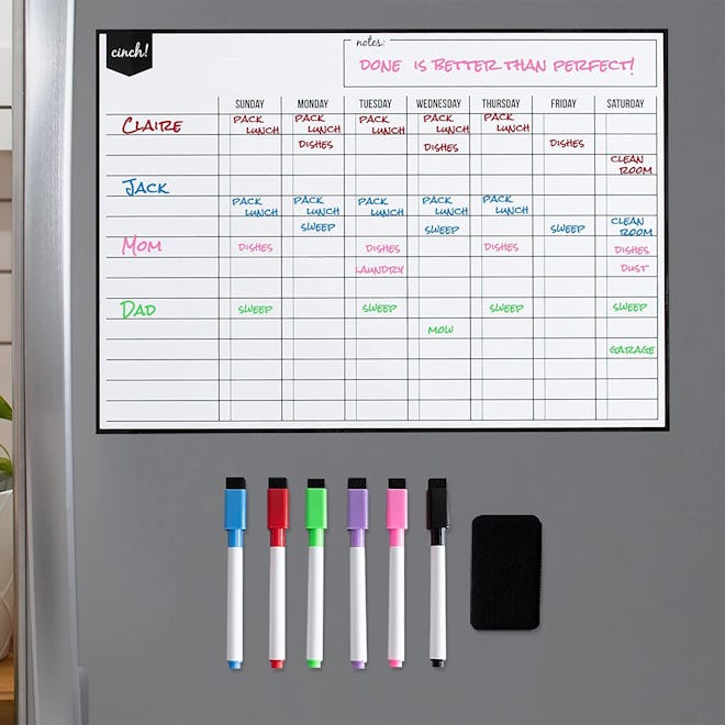 Cinch Magnetic Dry Erase Chore Chart 