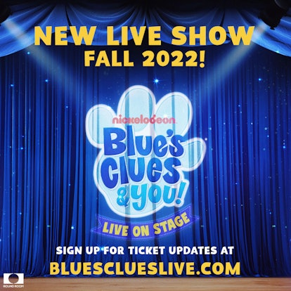 Blue's Clues & You! is going on live tour