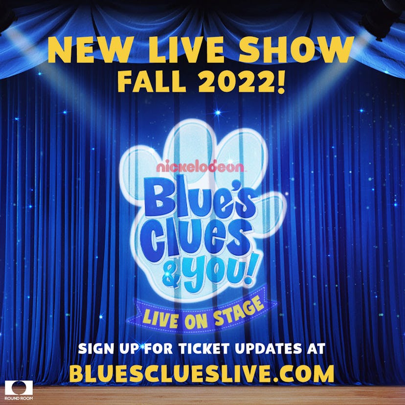 Blue's Clues & You! is going on live tour