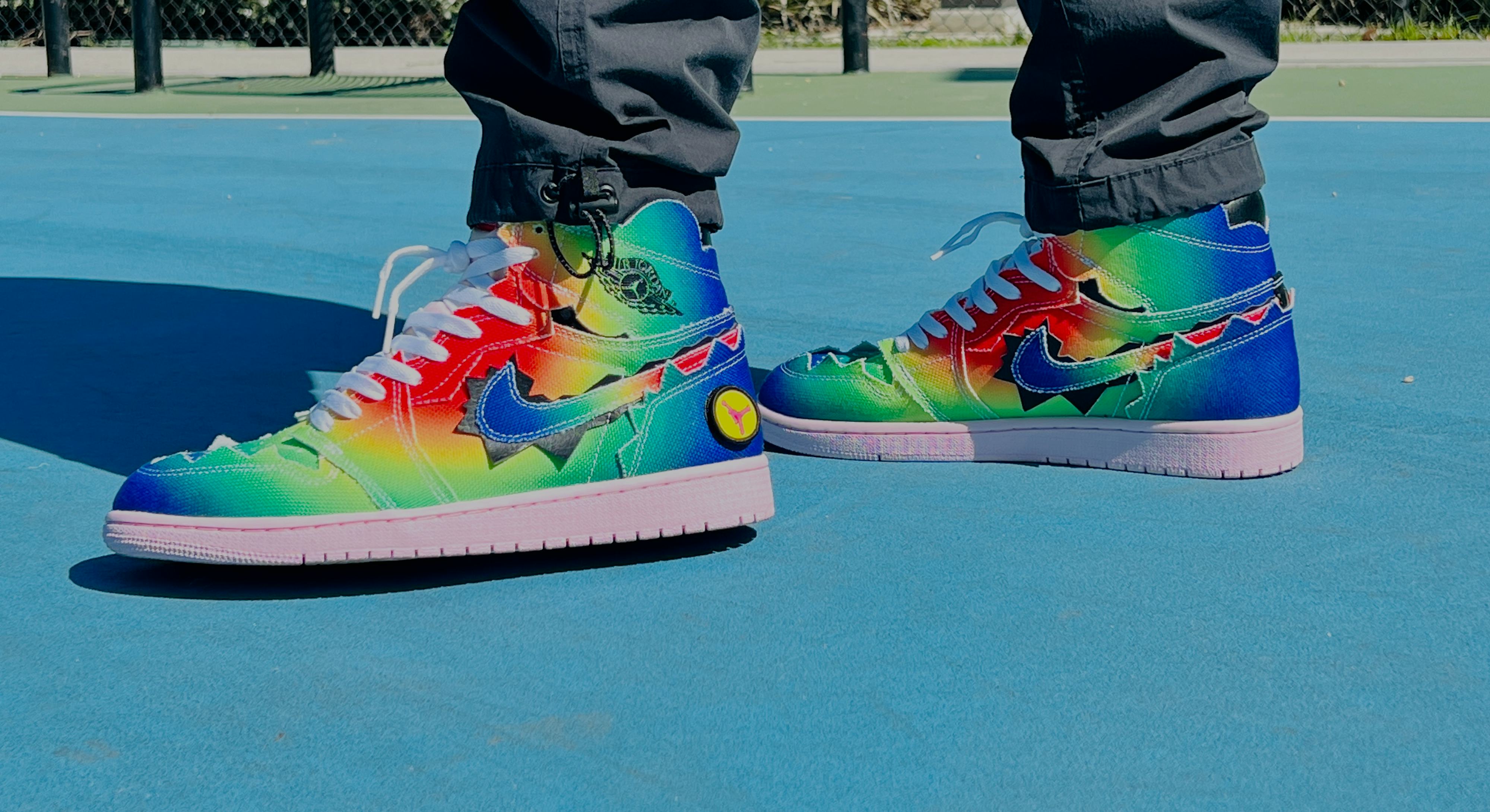 Wearing Nike's J Balvin Jordan 1: The colorful sneaker we needed