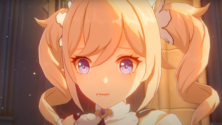 Character Barbara from the Genshin Impact