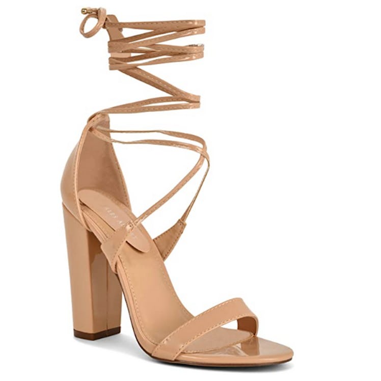 Charles Albert Criss-Cross Strappy High Heeled Sandals