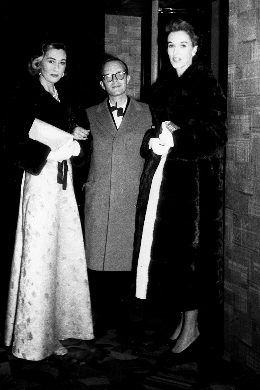 Truman Capote, Babe Paley and Gloria Guiness. 