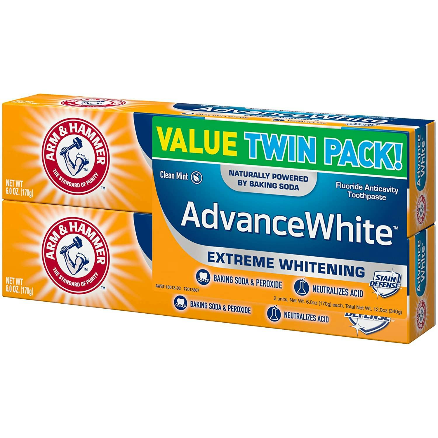 Arm and Hammer Advance White Extreme Whitening Toothpaste (2-Pack)