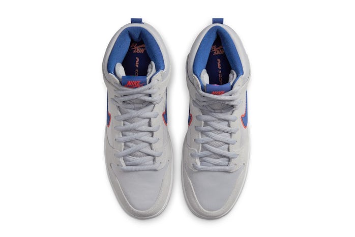Nike SB Dunk High "New York Mets" gray sneaker