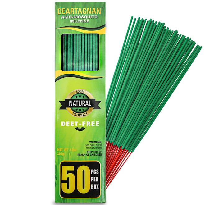 DEARTAGNAN ANTI-MOSQUITO Repellent Incense Sticks (50-Pack)