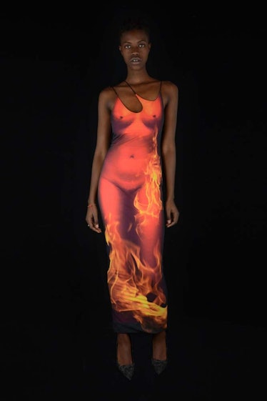 Fire Long Gown