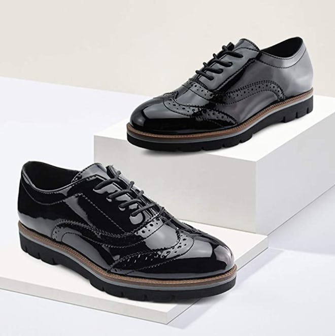 JABASIC Lace Up Oxford Shoes