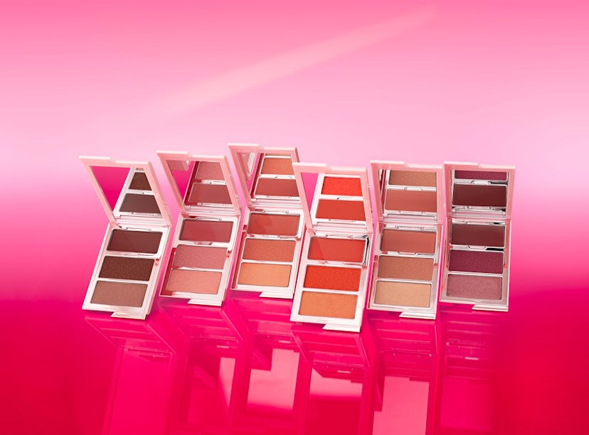 A selection of ONE/SIZE Beauty's new cheek clapper 3D blush palettes, one of the April 2022's must-h...