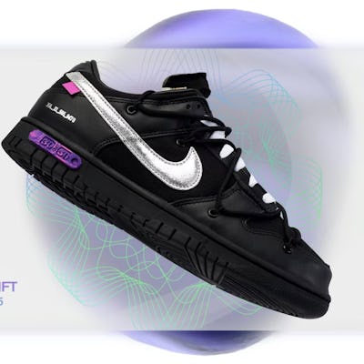 StockX Nike Off-White Dunk Low NFT