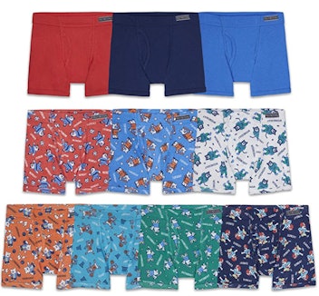 Fruit of the Loom Toddler Boys' Boxer Briefs  (10-Pack)