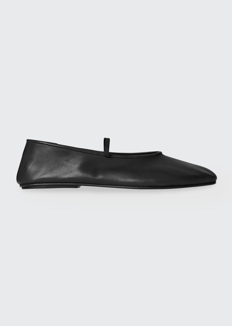 Lambskin Band Ballerina Flats